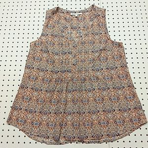 Daniel Rainn Sleeveless Blouse, Size Medium